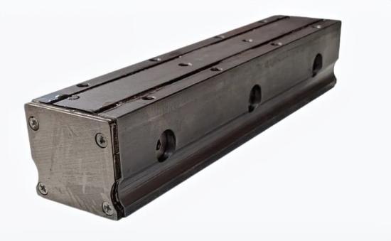 Preview: tahlFix Magnet schräg fotografiert – starker Magnetblock für Betonwerke