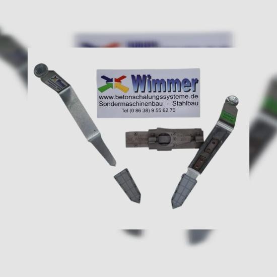 Preview: SchwaBi Starterset Verrutschsicherung und Verdrehsicherung für Thermo- und Doppelwände – Schwerter, Kappen und Haltemagnete von Wimmer Betonschalungssysteme
