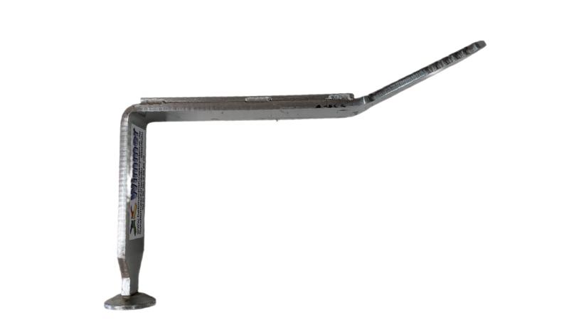 Seitenansicht des kompletten Schwabi-Schwerts zur Positionierung von Betonschalen vor dem Wendevorgang